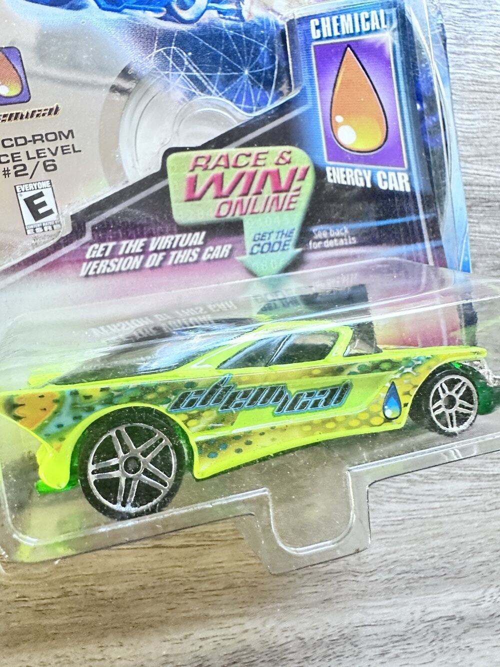 2002 Hot Wheels Planet.Com CD-ROM 2/6 Chemical Energy Car H95